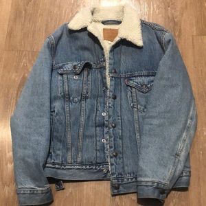 Levi’s medium wash denim jacket. Worn a few times
